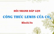 Công thức Lewis của CO2 - Hỏi đáp Hóa 10